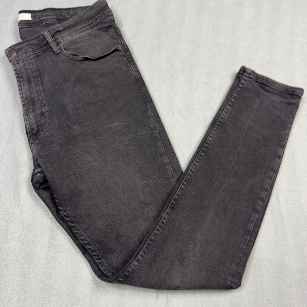 Zara Skinny Jeans Size 34 Gray Faded Denim‎ Mens Pants